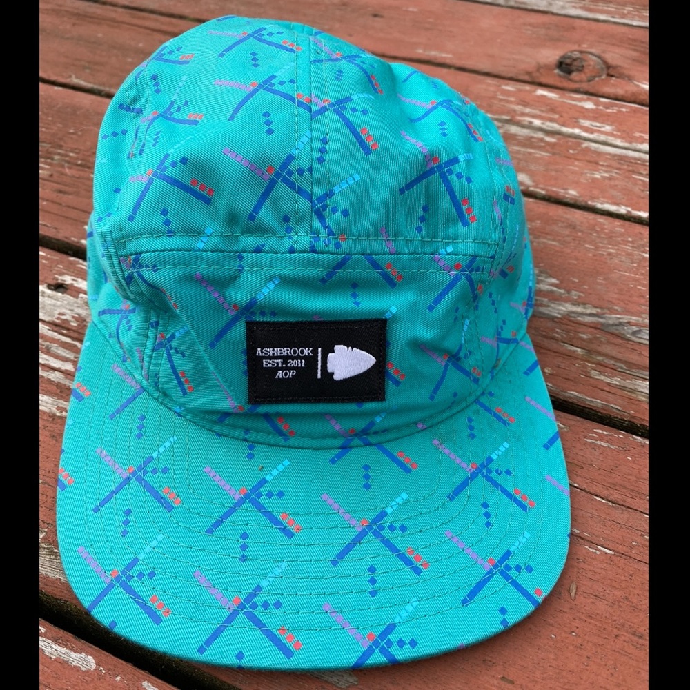Ashbrook clothing pdx carpet print 5 panel hat